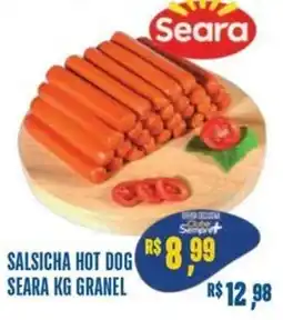 Sempre Vale Supermercados Salsicha hot dog seara kg granel oferta