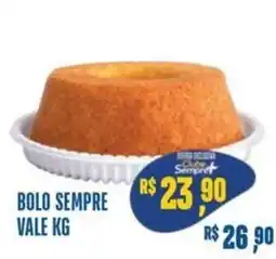 Sempre Vale Supermercados Bolo sempre vale kg oferta