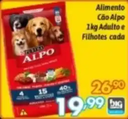 Supermercados Big Compra Alimento Cão Alpo oferta
