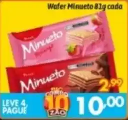 Supermercados Big Compra Wafer Minueto oferta