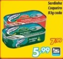Supermercados Big Compra Sardinha Coqueiro oferta
