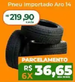 Supermercados Bretas Pneu importado aro 14 oferta