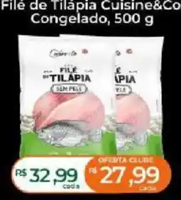 Supermercados Bretas File de Tilapia Cuisine&Co oferta