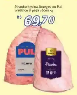 Supermercados Savegnago Picancha bovina Oranges ou Pul tradicional oferta
