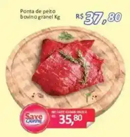 Supermercados Savegnago Ponta de peito bovino granel oferta