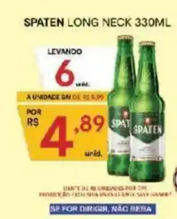 Supermercados Savegnago Spaten long neck oferta
