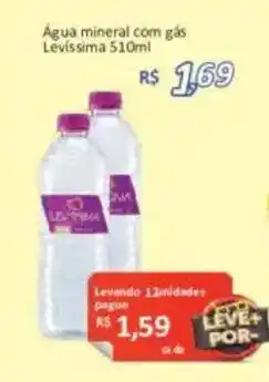 Supermercados Savegnago Água mineral com gás levissima oferta