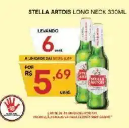 Supermercados Savegnago Stella artois long neck oferta