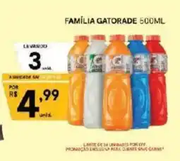 Supermercados Savegnago Família gatorade oferta