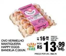 Supermercados Alvorada Ovo vermelho mantiqueira happy eggs oferta