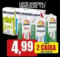 Supermercados Paraná Leite aurora / hercules 1 lt oferta