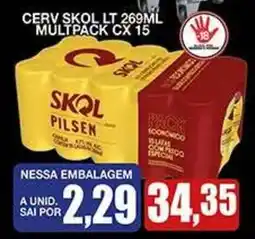 Supermercados Paraná Cerv skol lt pilsen oferta