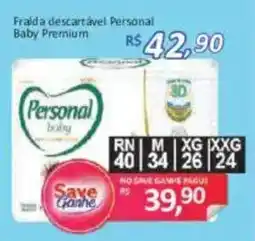 Supermercados Savegnago Fralda descartável Personal Baby Premium oferta