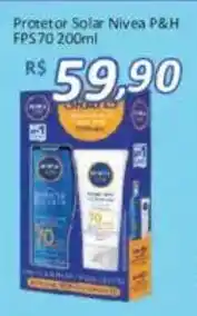 Supermercados Savegnago Protetor solar nivea p&h oferta