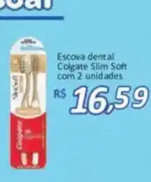 Supermercados Savegnago Escova dental Colgate Slim Soft oferta