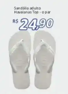 Supermercados Savegnago Sandália adulto havaianas top - o par oferta