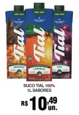 Supermercados Alvorada sucos tial 100% 1l sabores oferta
