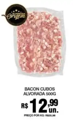 Supermercados Alvorada Bacon cubos alvorada oferta