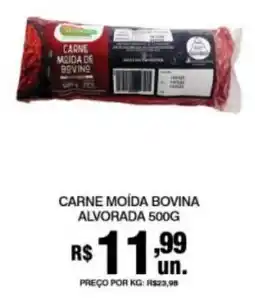 Supermercados Alvorada Carne moída bovina oferta
