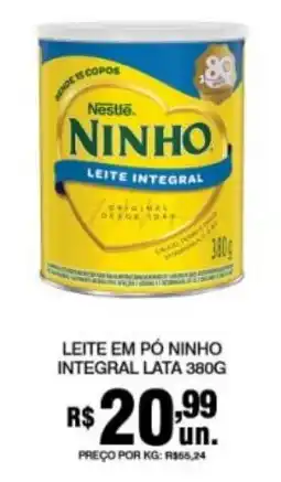 Supermercados Alvorada Leite em pó ninho integral lata oferta