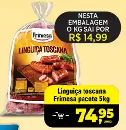 Safra Supermercados Linguiça toscana oferta