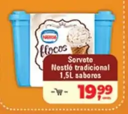 Safra Supermercados Sorvete Nestlé tradicional oferta