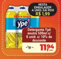Safra Supermercados Detergente Ypê neutro oferta