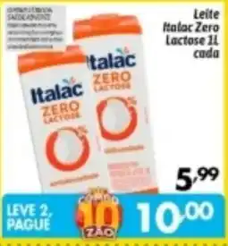 Supermercados Big Compra Leite italac zero lactose oferta