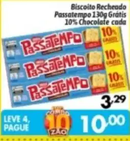 Supermercados Big Compra Biscoito recheado passatempo oferta