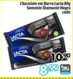 Supermercados Big Compra Chocolate em Barra Lacta oferta