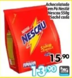 Supermercados Big Compra Achocolatado em Pó Nestlé Nescau oferta