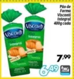 Supermercados Big Compra Pão de Forma Visconti Integral oferta