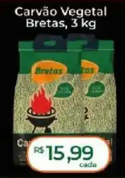 Supermercados Bretas Carvão Vegetal Bretas oferta