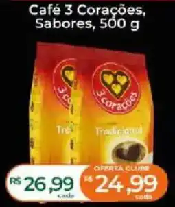 Supermercados Bretas Café 3 Corações, Sabores oferta