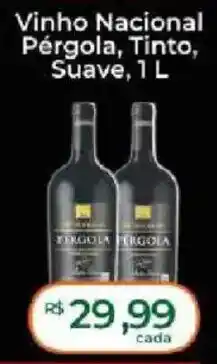 Supermercados Bretas Vinho Nacional Pergola, Tinto, Suave oferta