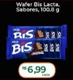 Supermercados Bretas Wafer Bis Lacta, Sabores oferta