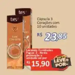 Supermercados Savegnago Cápsula 3 Corações com 10 unidades oferta