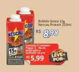 Supermercados Savegnago Bebida lactea 15g Nescau Protein oferta