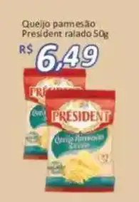 Supermercados Savegnago Queijo parmesão president ralado oferta