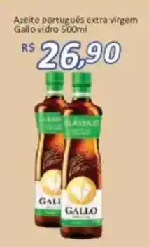 Supermercados Savegnago Azeite português extra virgem gallo vidro oferta