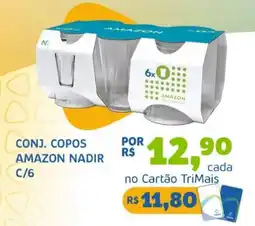 Trimais Supermercado Conj. copos amazon nadir oferta