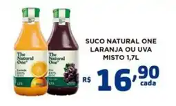 Bahamas Mix sucor natural one laranja ou uva misto oferta