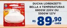 Bahamas Mix Ducha lorenzetti bella 4 temperaturas oferta