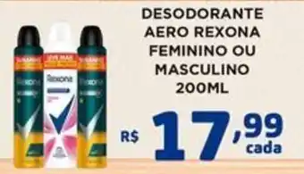 Bahamas Mix desodorante aero rexona feminino ou masculino oferta