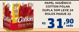 Bahamas Mix Papel higiênico cotton folha dupla oferta