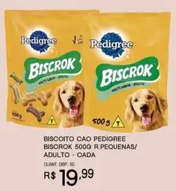 Bistek Supermercados Biscoito cao pedigree biscrok oferta