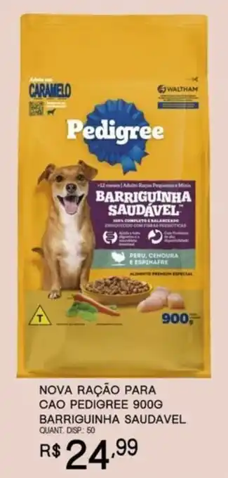 Nova Ração Para Cão Pedigree Barriguinha Saudável
