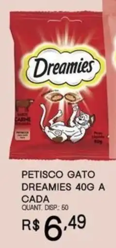Bistek Supermercados Petisco Gato Dreamies oferta