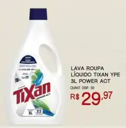 Bistek Supermercados Lava roupa líquido tixan ype 3l power act oferta