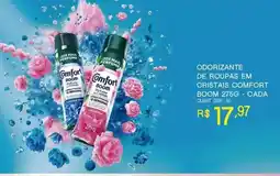 Bistek Supermercados Odorizante De Roupas Em Cristais Comfort Boom oferta